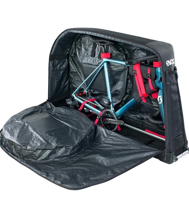 EVOC, Sac de voyage Pro pour vélo, Noir, 305L, 147x36x85