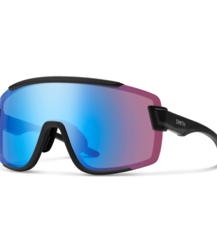 Smith Wildcat | Noir Mat | ChromaPop Low Light Rose Bleu Mirroir