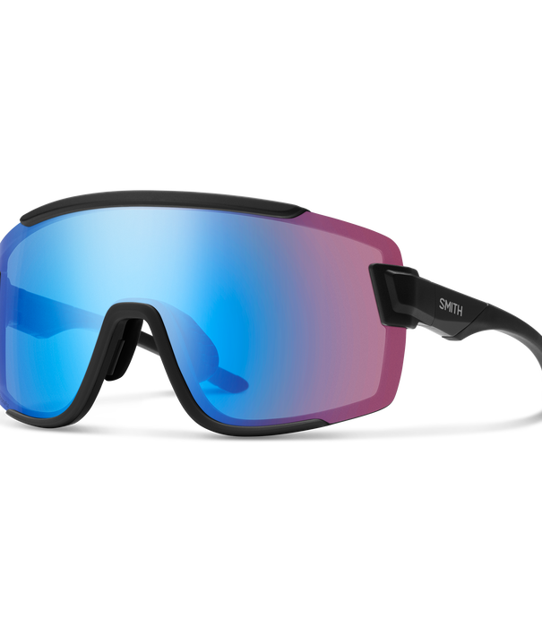 Smith Wildcat | Noir Mat | ChromaPop Low Light Rose Bleu Mirroir