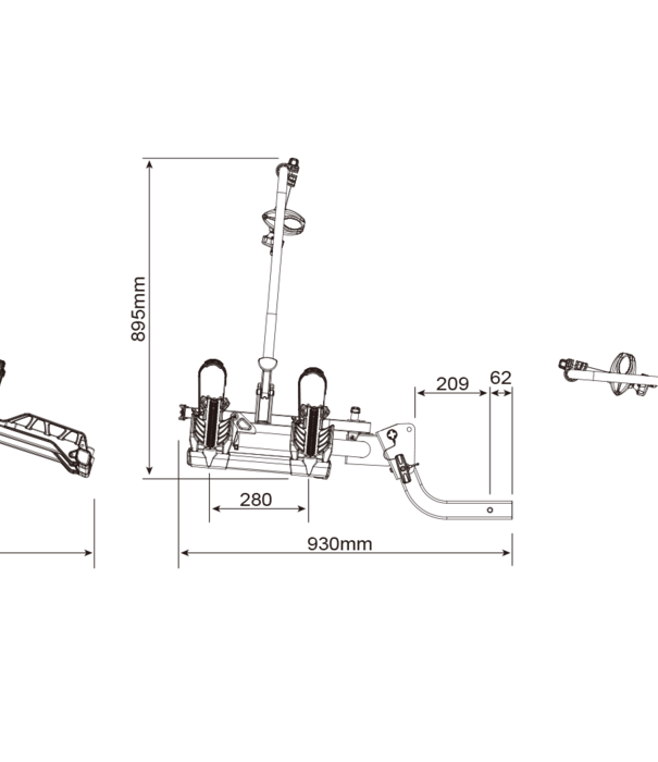 BUZZRACK E-HORNET H2, 2 VéLOS
