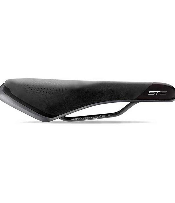 Selle Italia, ST 5 Flow, Selle, 276 x 155mm, 396g, Noir/Haute Visibilité