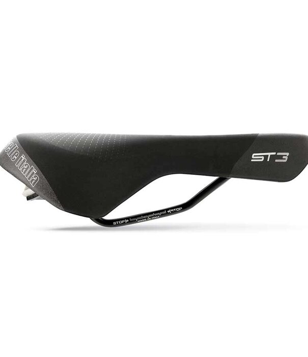 Selle Italia, ST 3 SuperFlow, Selle, 270 x 160mm, 406g, Noir/Haute Visibilité