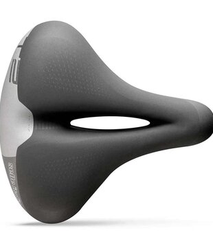 Selle Italia, T 2 Flow, Selle, 258 x 233mm, Unisexe, 671g, Noir/Haute Visibilité