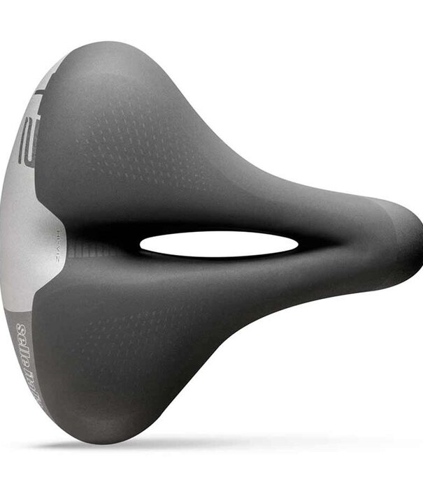 Selle Italia, T 2 Flow, Selle, 258 x 233mm, Unisexe, 671g, Noir/Haute Visibilité