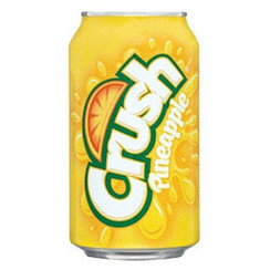 Crush 473mL Can Pineapple (Canadian) Soda
