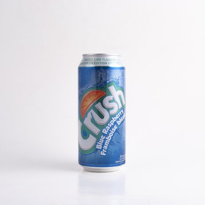 Exotic Soda Crush 473mL Can Blue Raspberry (Canadian) Soda