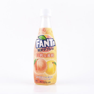 Exotic Soda Fanta Luxury White & Yellow Peach Soda