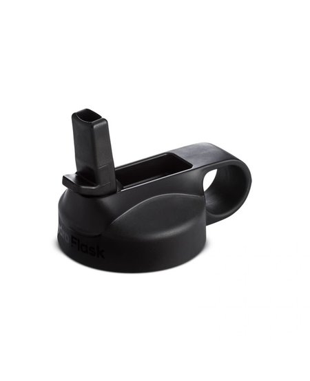 HF Wide Mouth Straw Lid Black