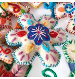 Ornaments 4 Orphans O4O Snowflake Ornament w/ Colorful Embroidery