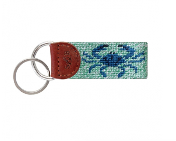 SMATHERS & BRANSON Needlepoint Key Fob