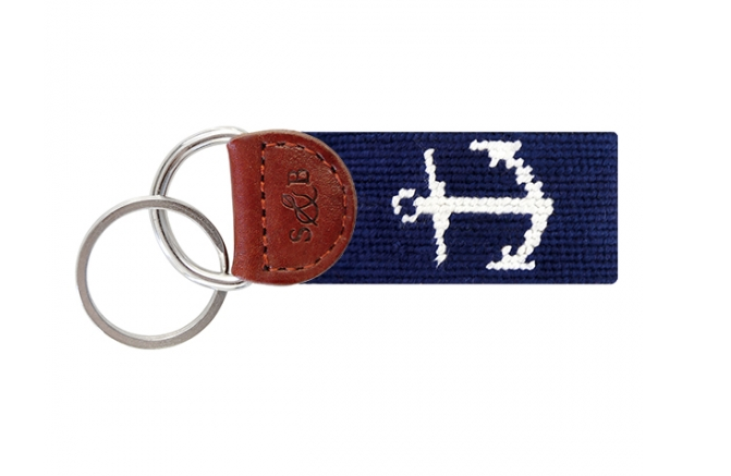 SMATHERS & BRANSON Needlepoint Key Fob