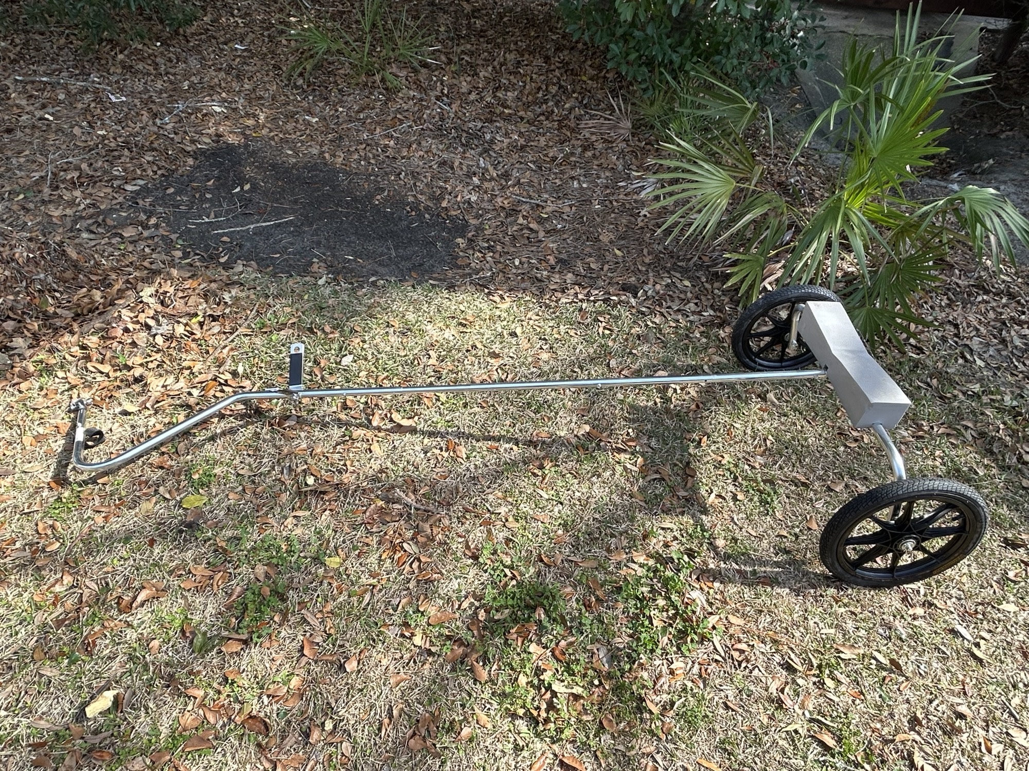 Homemade Bicycle Kayak trailer completed 