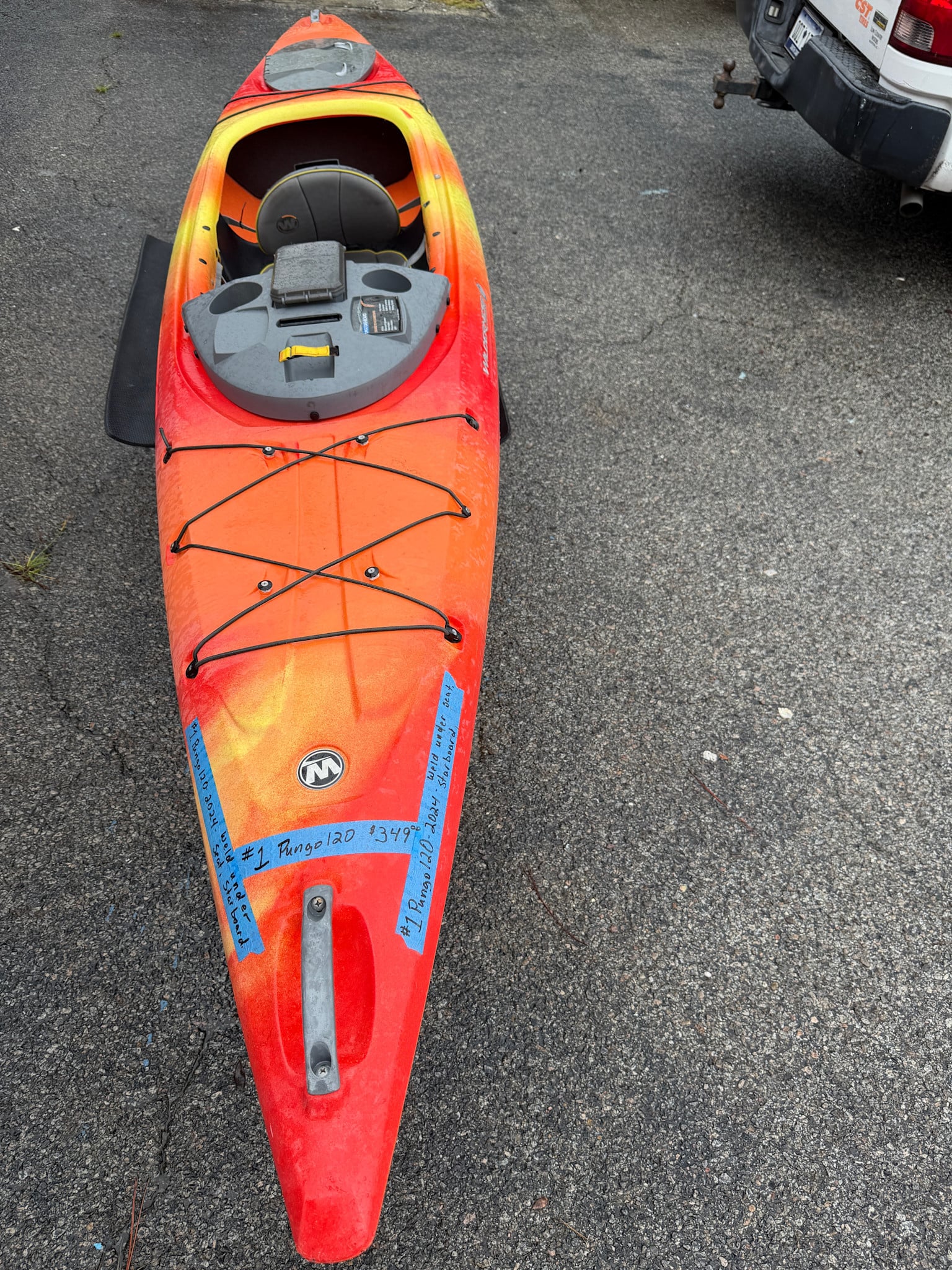 CONFLUENCE WATERSPORTS USED Pungo 120 Mango #1 2024