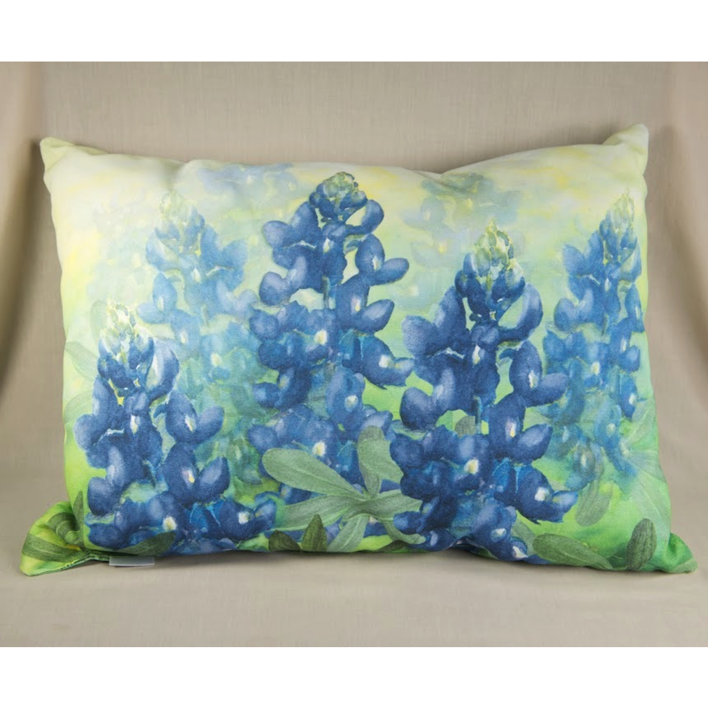 Austin & Texas Bluebonnet Pillow Rect In/Out