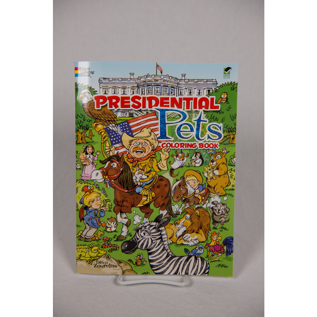 Just for Kids Presidential Pets Coloring Book by Diana Zourelias PB