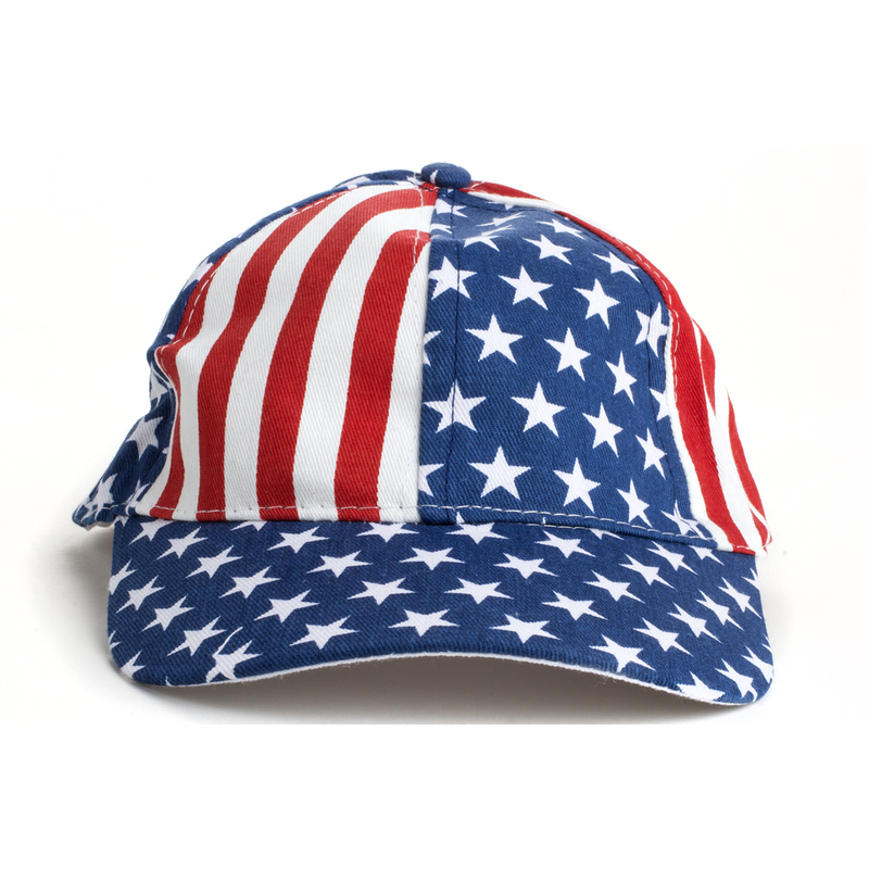 Americana USA Flag Kids Baseball Cap