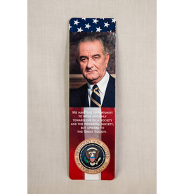 All the Way with LBJ LBJ & Library Photo Bookmark