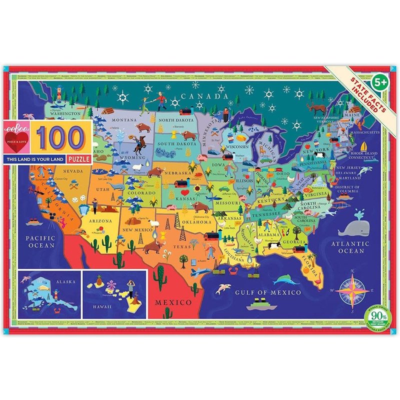Just for Kids This Land Is Your Land 100pc Puzzle