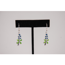 Austin & Texas Bluebonnet Earrings Enamel