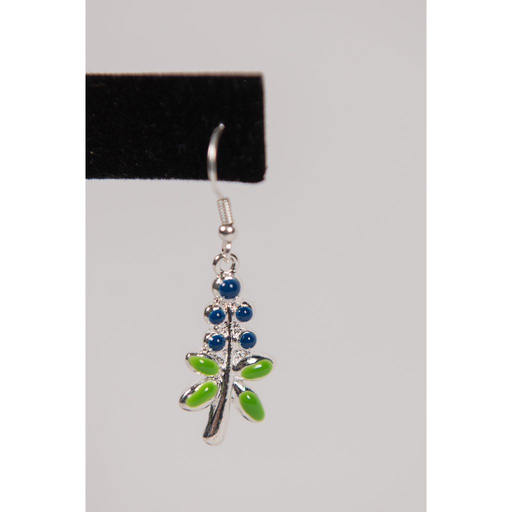 Austin & Texas Bluebonnet Earrings Enamel