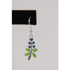 Austin & Texas Bluebonnet Earrings Enamel