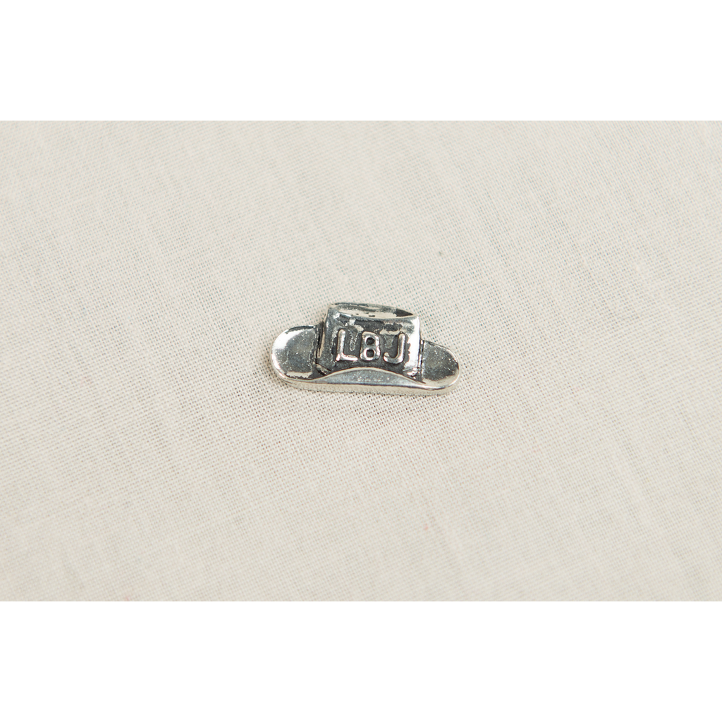 All the Way with LBJ Pewter LBJ Hat Pocket Charm