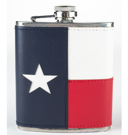 Austin & Texas Leather Texas Flag Flask