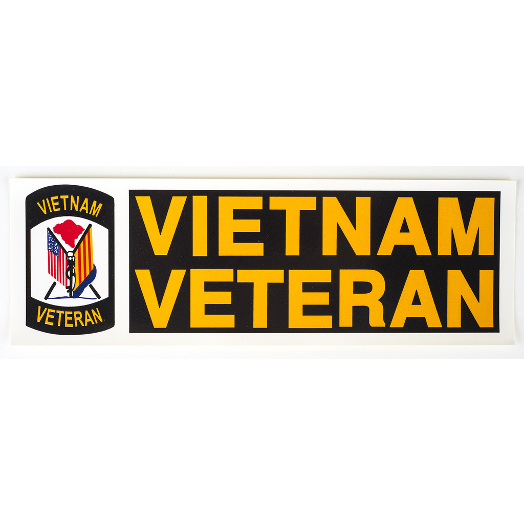 Americana Vietnam Veteran Bumper Sticker