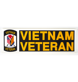 Americana Vietnam Veteran Bumper Sticker