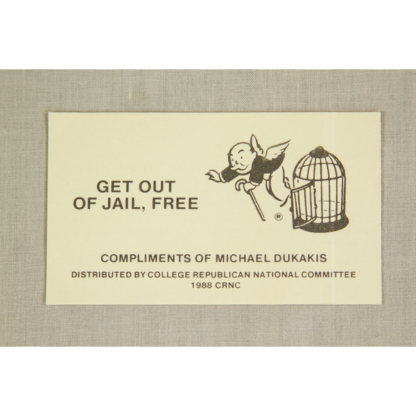 Dukakis Get Out Of Jail Card The Store At Lbj