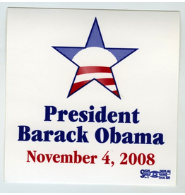 Obama Star Sticker 11-4-08
