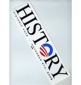 Obama History Bumper Sticker