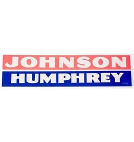 All the Way with LBJ Johnson Humphrey Bumper Sticker