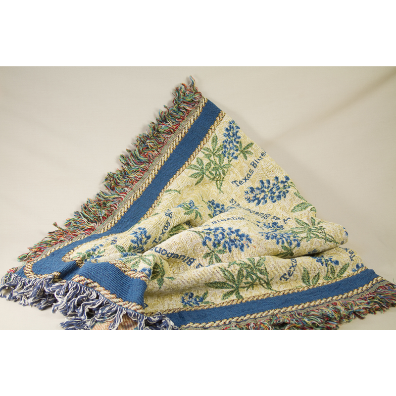 Austin & Texas Bluebonnet Throw Blanket