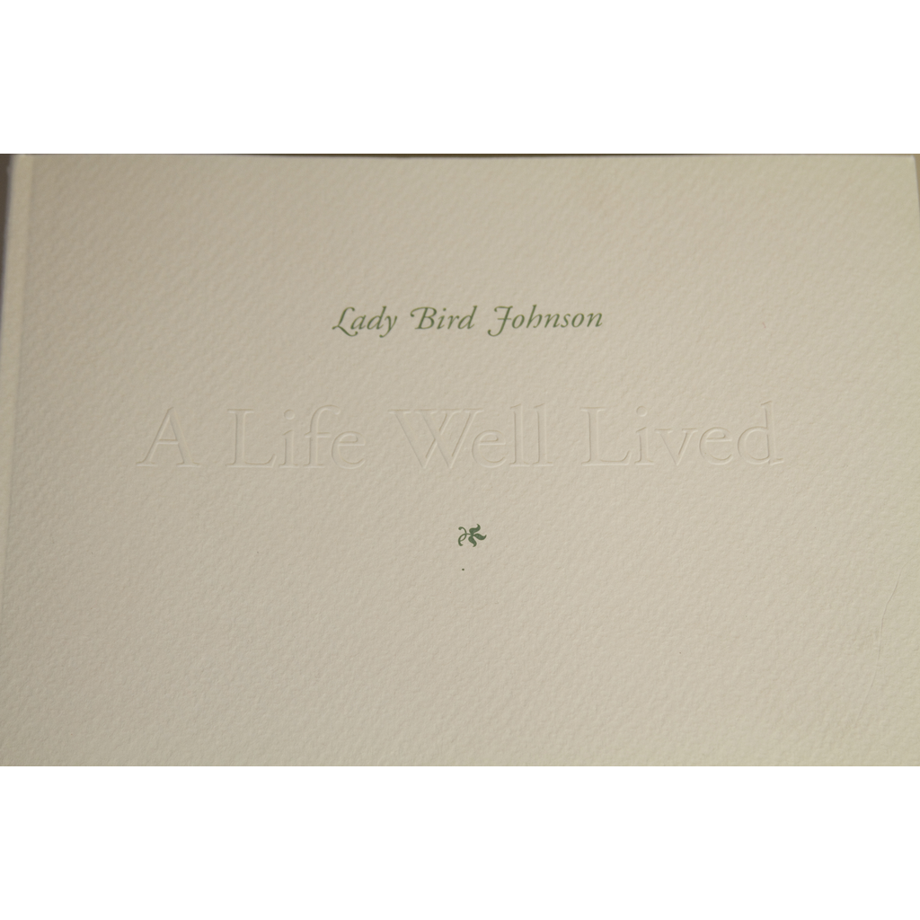 Lady Bird Johnson Lady Bird Johnson: A Life Well Lived by Harry Middleton PB