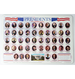 Just for Kids Presidents Placemat