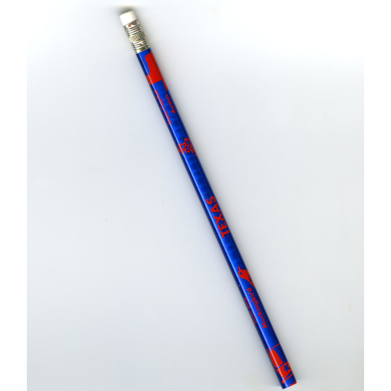 Austin & Texas Texas Blue & Red Pencil