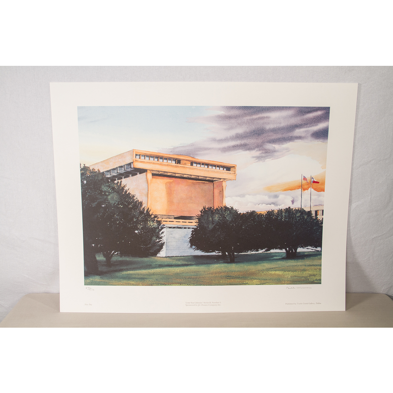 All the Way with LBJ Wiman Watercolor Print, Signed & Numbered