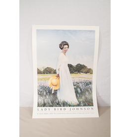 Lady Bird Johnson Lady Bird Johnson Portrait by Shikler Poster