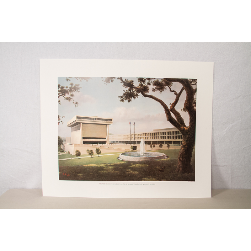 All the Way with LBJ Windberg LBJ Presidential Library Print 16"x20"