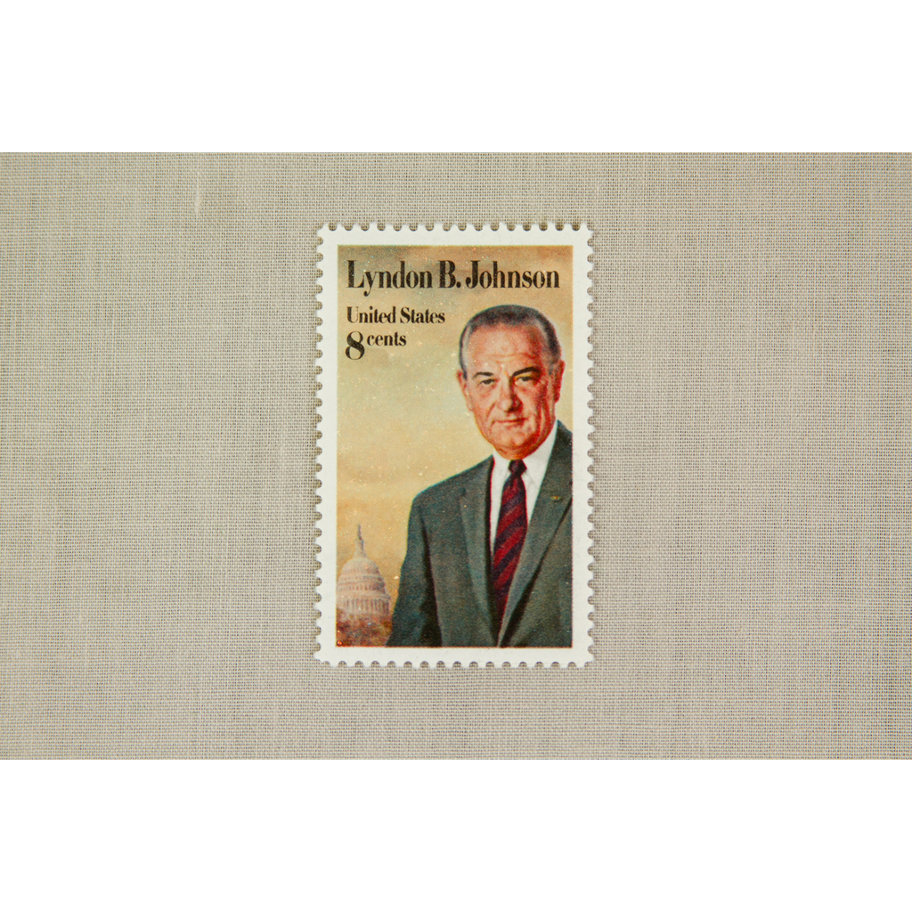 Lyndon B Johnson US Postage Stamps Block of 4 Mint Stamps 