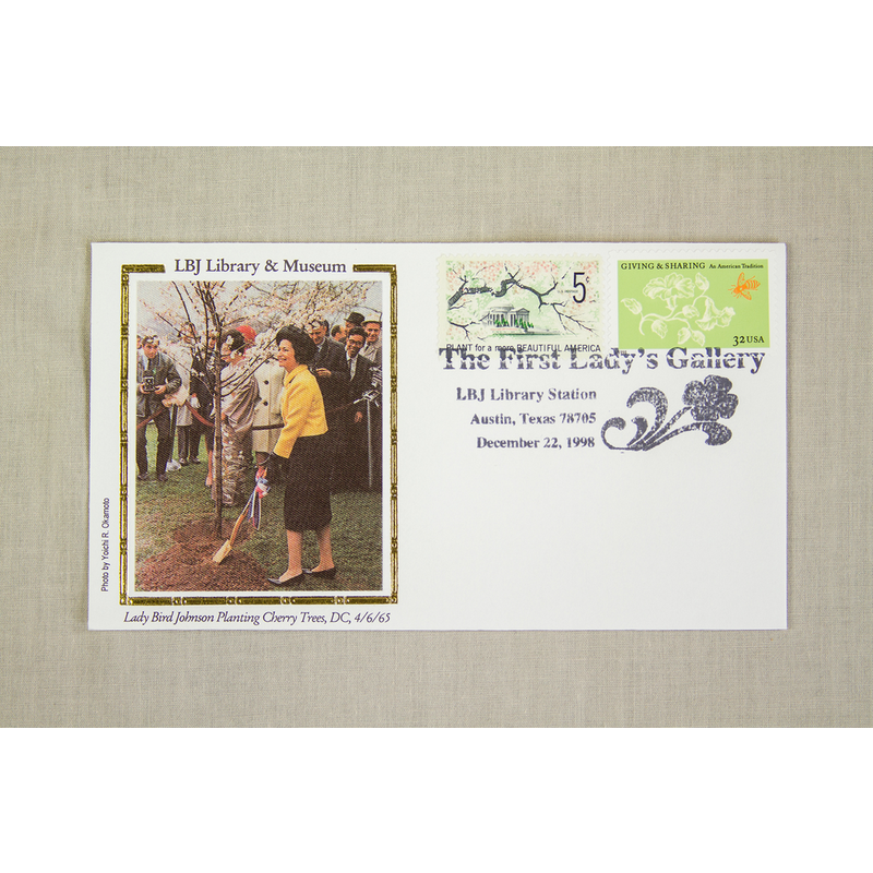 Lady Bird Johnson First Lady’s Gallery Special Cancellation 12-22-1998