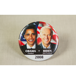 Presidential Campaign Button Pin 04 2012 Barack Obama 2-1/4" 