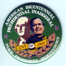 Small GHW Bush Bicentennial Inaugural