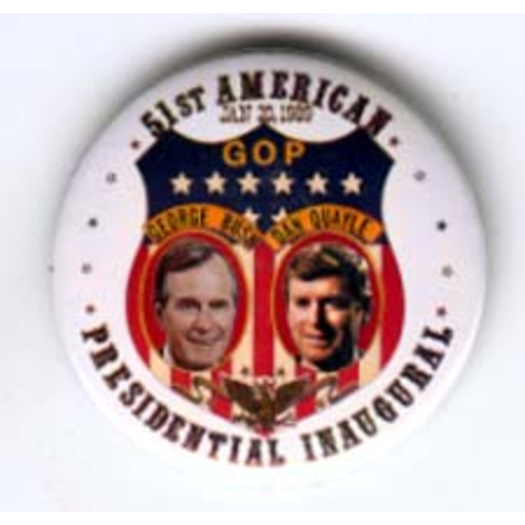 GHW Bush GOP Shield Inaugural