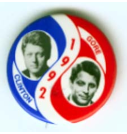 Clinton/Gore '92 swirl