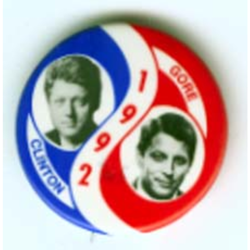 Clinton/Gore '92 swirl