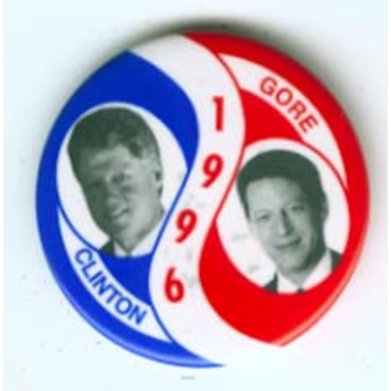 Clinton 1996 Gore RWB Spiral