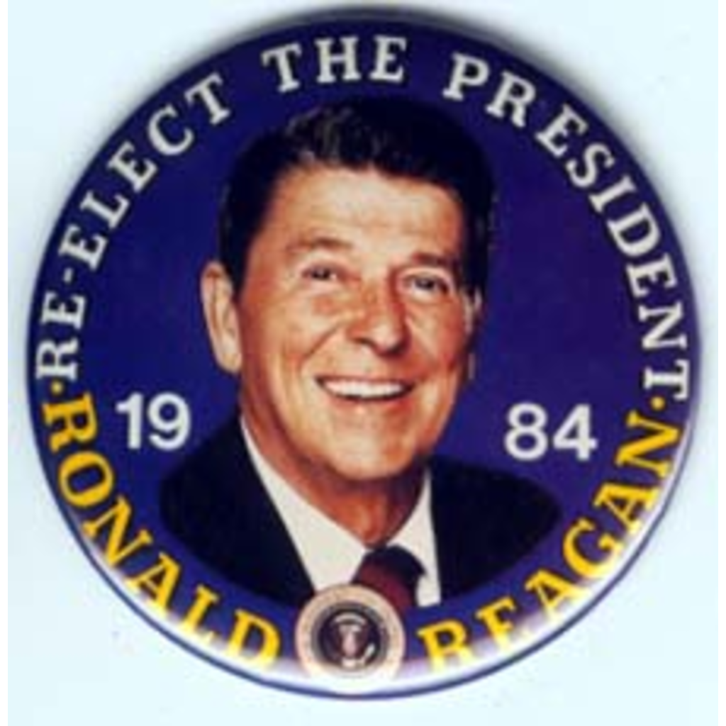 Reagan Re-Elect The Pres