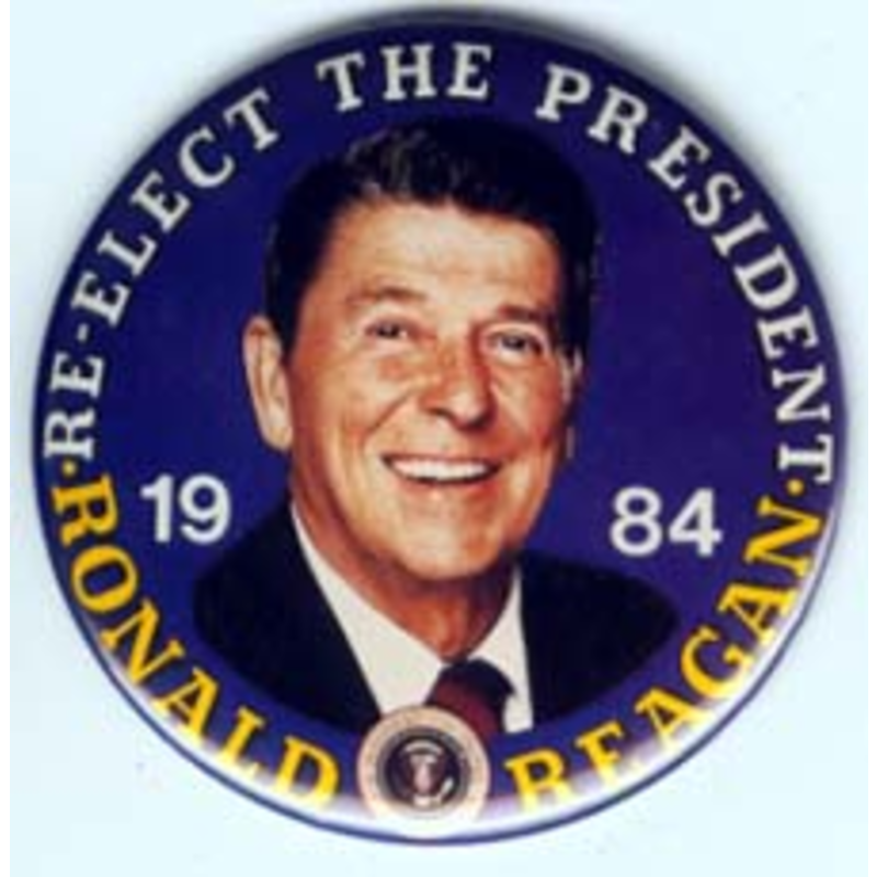 Reagan Re-Elect The Pres